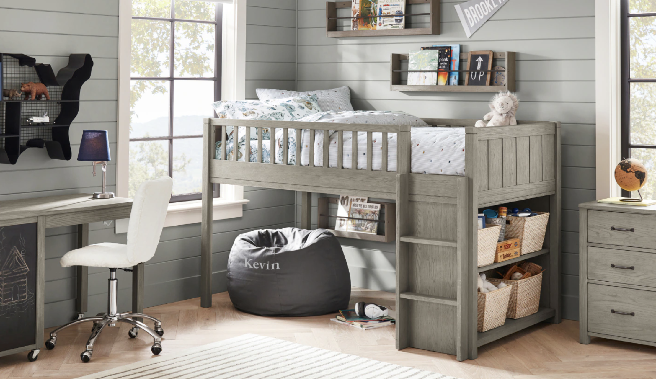 Pottery Barn Kids, Design crew, diseño de interiores, cuarto, niños